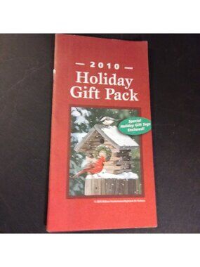 American Lung Association Holiday Gift Pack Christmas Tags 2010 Card List Log